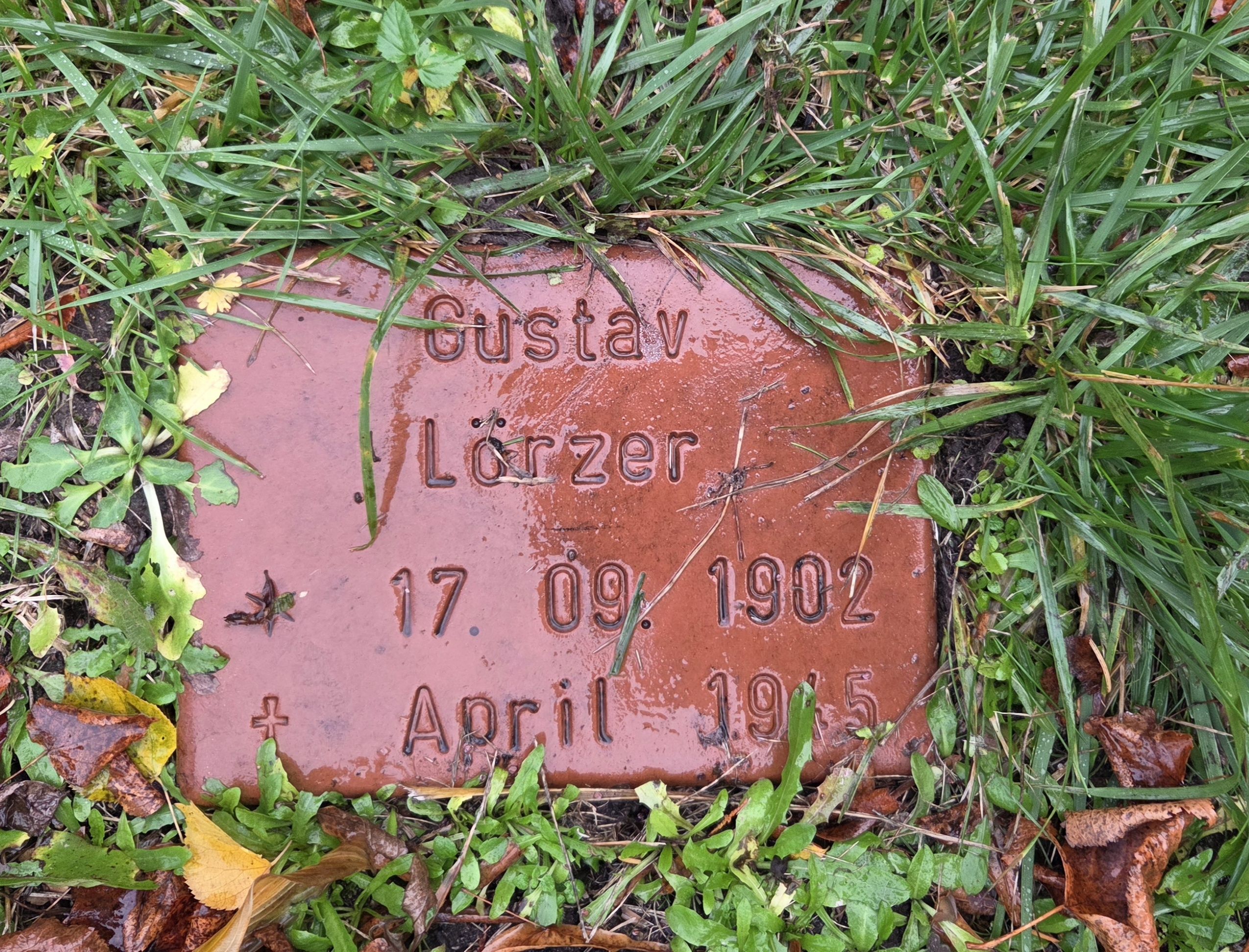 Grab von Gustav Lörzer am 27.10.2025