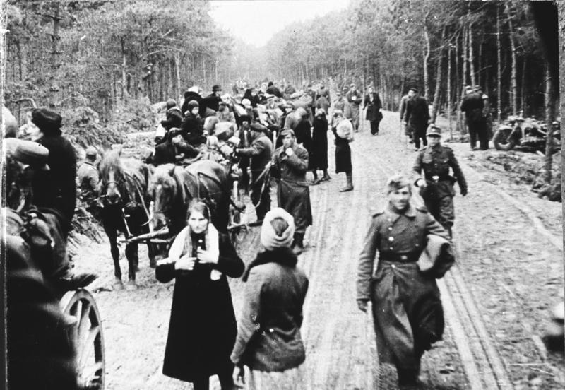 Flüchtlingstreck in Ostpreussen
